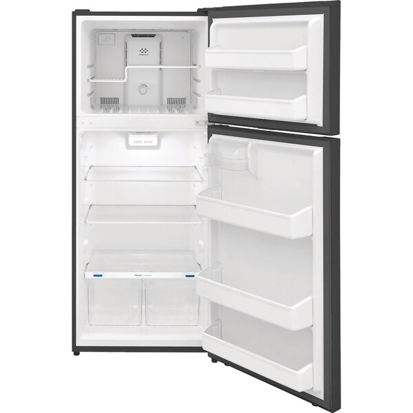 Frigidaire Frigidaire 17.6 Cu. Ft. Top Freezer Refrigerator with Auto-Defrost in Brushed Steel FFHT1822UV - main